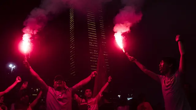 Pesta The Jakmania di Bunderan HI