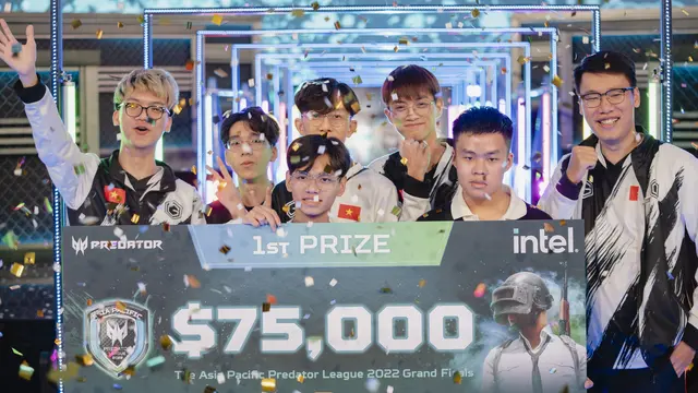 Genius Esports keluar sebagai juara untuk PUBG: Battlegrounds dalam Grand Final Asia-Pacific Predator League 2022 (Dok. Acer Indonesia)