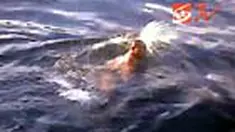 Seorang pria di Bitung, Sulawesi Utara merayakan hari ulang tahunnya dengan berlari sejauh 11 kilometer dan berenang menyeberangi Selat Lembeh. Aksi spontanitas tersebut menjadi perhatian warga kota. 