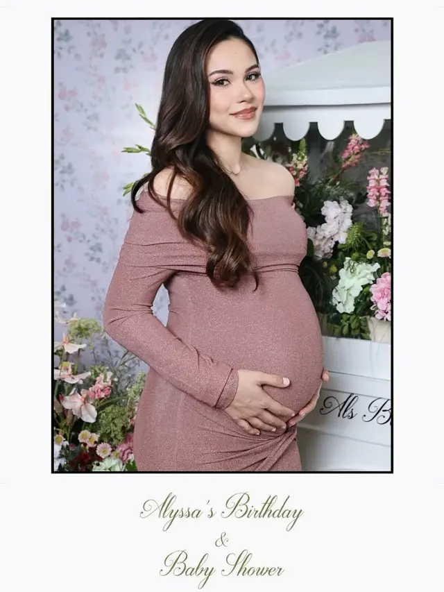 Baby Bump Glow! Gaya Alyssa Daguise Rayakan Ultah & Baby Shower dengan Dress 2 Jutaan
