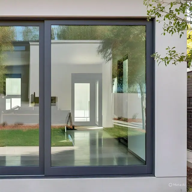 Model pintu dan jendela rumah bagian depan (Images by Meta AI)