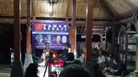 Sarasehan sesaji yang digelar di Omah Budaya Kahangnan Bantul, Selasa (27/5/2024).
