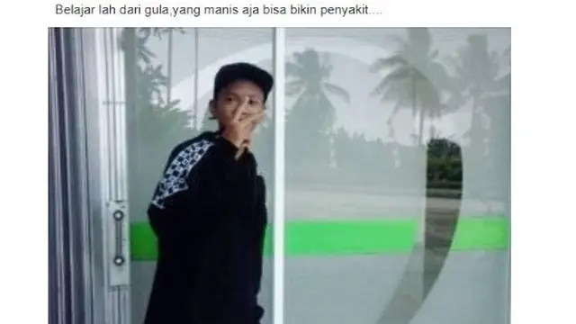 status bocah sok bijak (foto: facebook)