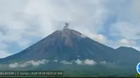 Gunung Semeru kembali erupsi hingga 3 kali, tinggi letusan capai 700 meter di atas permukaan laut (Istimewa)