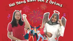 Tahun baru menjadi awal lembaran baru bagi setiap orang. Mereka menjadikan tahun sebelumnya sebagai evaluasi agar optimis menjalani hidup di tahun baru.