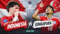 Timnas Indonesia kontra Singapura pada partai pembuka FIFA ASEAN Cup 2026 di SUGBK Jakarta, Jumat (25/9/2026), malam WIB. (Photo Bola.com)