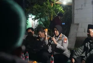 Kapolres Metro Bekasi Kombes Sumarni membantah tudingan yang menyebut dirinya terlibat dalam kasus dugaan korupsi tata kelola Program Makan Bergizi Gratis (MBG). (Foto: Antara)