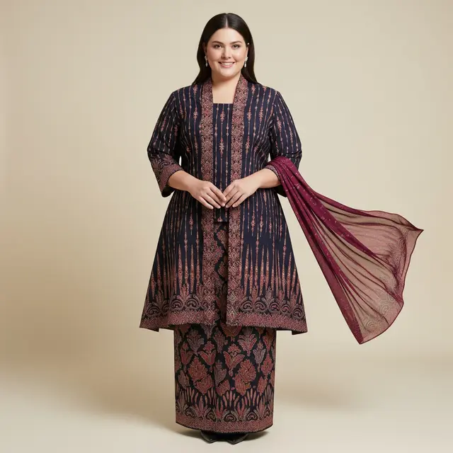 9 Model Kebaya Dress untuk Orang Gemuk