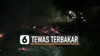 tewas terbakar