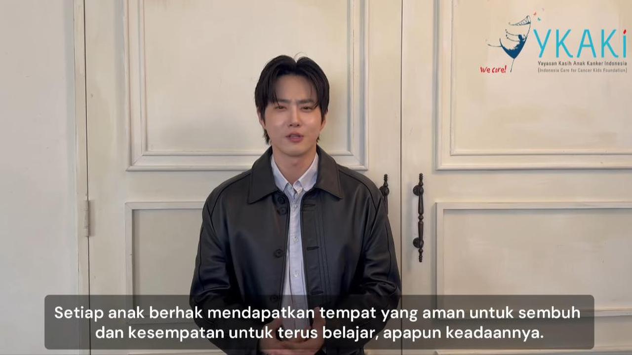 Suho EXO Resmi Bergabung dengan YKAKI sebagai Duta Kehormatan untuk Anak Kanker