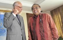 Lengser dari jabatan menko maritim, Indroyono Soesilo minta maaf