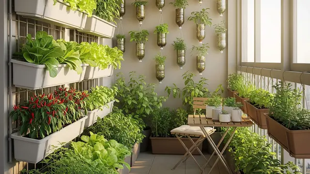 Desain Rumah Ramah Lingkungan dengan Kebun Sayur