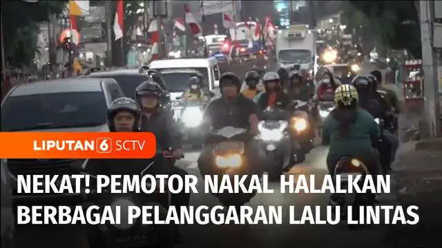 Pelanggaran demi pelanggaran yang dilakukan pengendara motor seolah tak ada habisnya. Terakhir, sejumlah pemotor nekad melawan arah di Jalan Lenteng Agung, Jakarta Selatan, hingga akhirnya tertabrak truk dan terluka. Namun konsekuensi itu, rupanya ta...