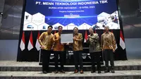 Pencatatan perdana saham PT MENN Teknologi Indonesia Tbk (MENN), Selasa (18/4/2023). (Foto: BEI)
