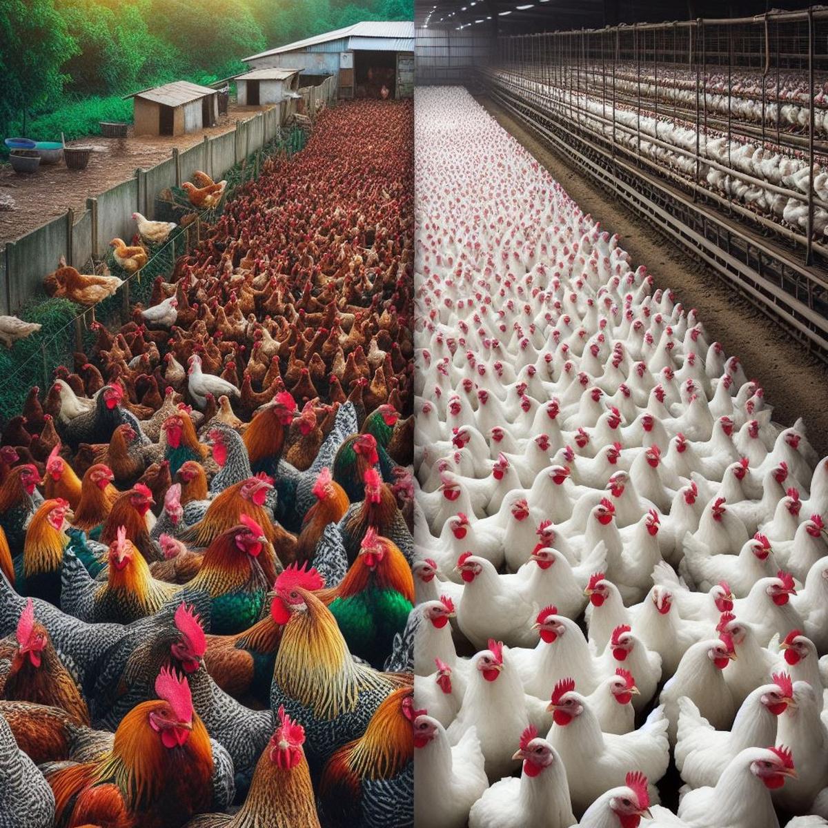 Ilustrasi Ayam