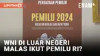 Data KPU menyebut partisipasi WNI di luar negeri untuk pemilu 2019 hanya 42%. Sosialisasi pemilu untuk WNI di AS sudah mulai digencarkan untuk pilpres yang akan berlangsung Februari tahun depan.
