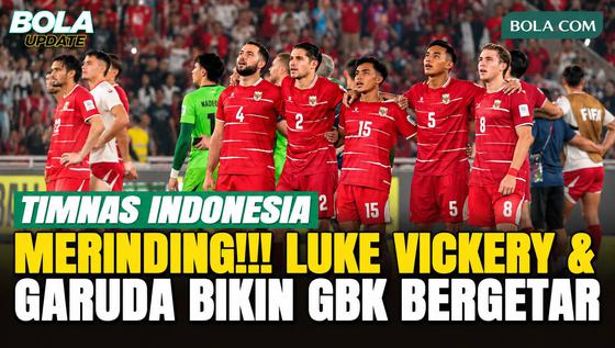 Kompak dan Penuh Makna, Momen Khidmat Luke Vickery dan Pemain Timnas Indonesia Nyanyikan Tanah Airku