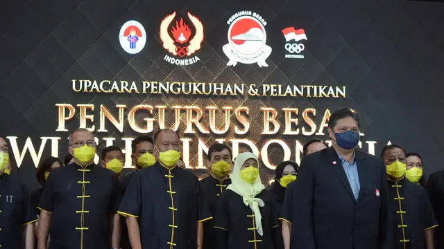 Pelantikan pengurus Federasi Wushu Indonesia