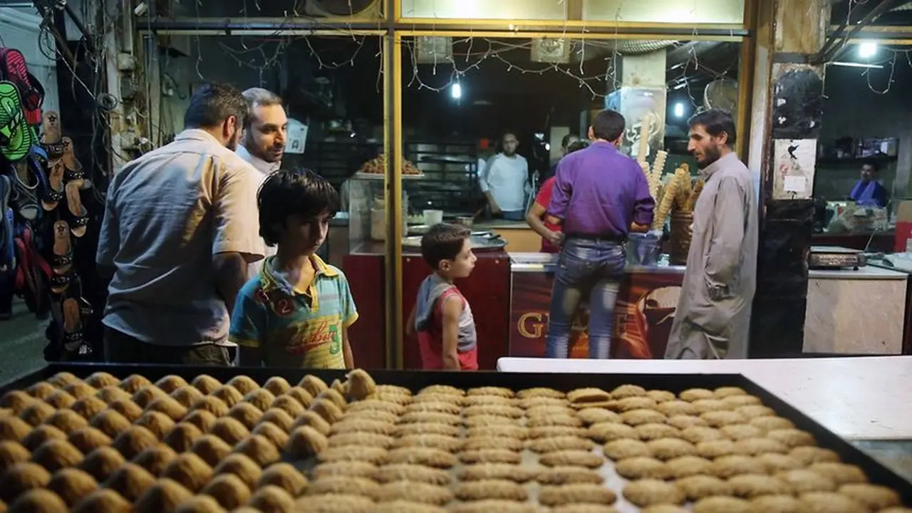 Lebaran di Irak (AFP)