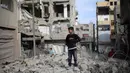 Secara konsisten, Hamas menuntut agar kesepakatan gencatan senjata harus mengarah pada berakhirnya perang, penarikan penuh Israel dari Jalur Gaza, dan lonjakan bantuan kemanusiaan. (Eyad BABA/AFP)