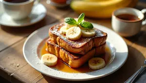 Resep French Toast Banana Lembut untuk Sarapan Praktis