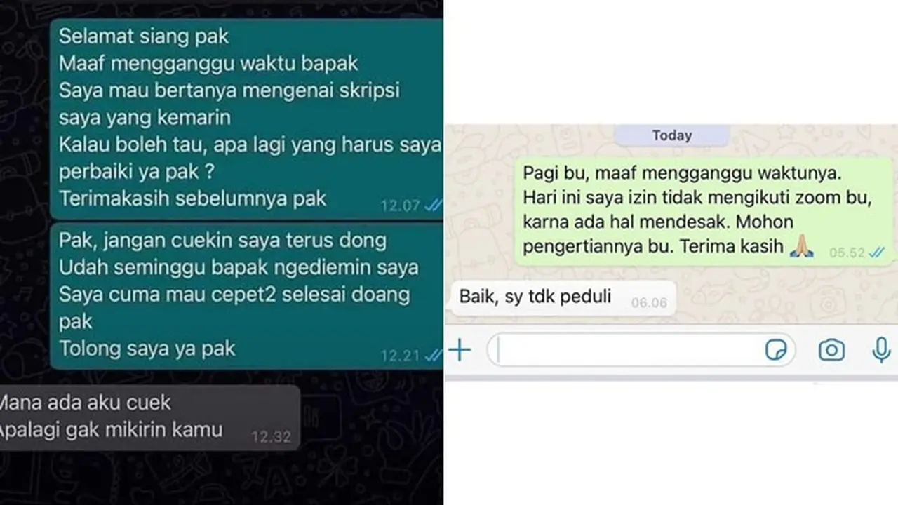 6 Balasan Chat Dosen Cuek Ini Bikin Mahasiswa Elus Dada