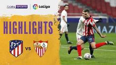 Berita video highlights laga tunda Liga Spanyol 2020/2021 antara Atletico Madrid melawan Sevilla yang berakhir dengan skor 2-0, Rabu (13/1/2021) dinihari WIB.