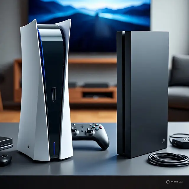 Ilustrasi Konsol Game.