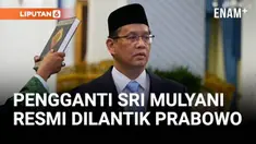 Presiden Prabowo Subianto resmi melantik Purbaya Yudhi Sadewa sebagai Menteri Keuangan menggantikan Sri Mulyani. Pelantikan berlangsung di Istana Negara, Senin 8 September 2025, dan menjadi reshuffle kabinet pertama Prabowo sejak menjabat sebagai pre...