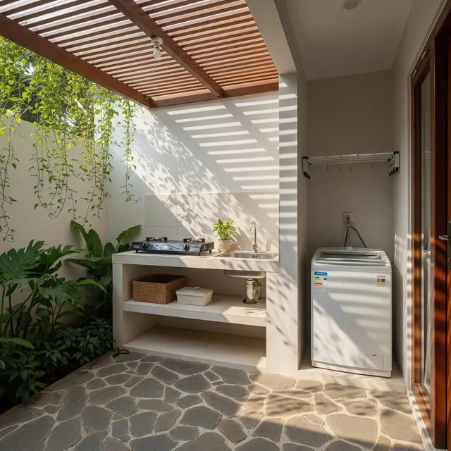 6 Inspirasi Dapur Terbuka Minimalis dengan Area Cuci yang Tidak Mudah Becek