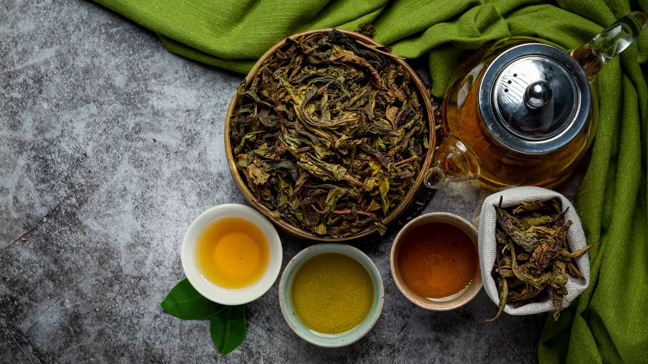 Ilustrasi teh oolong