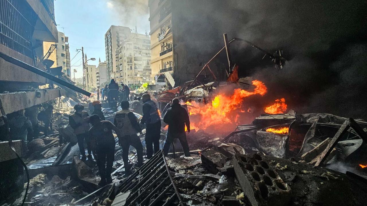 FOTO: Pasca Gencatan Senjata dengan  Iran, Israel Luncurkan Serangan Besar ke Lebanon
