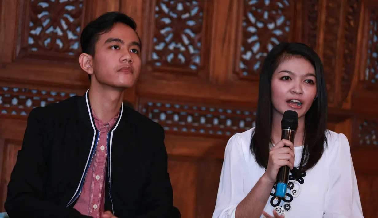 Gibran Rakabuming Raka dan Selvi Ananda. (M. Akrom Sukarya/Bintang.com)