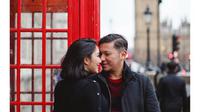 Pasangan suami istri Gading Marten dan Gisella Anastasia saat berlibur di London. (Instagram/gisel_la)