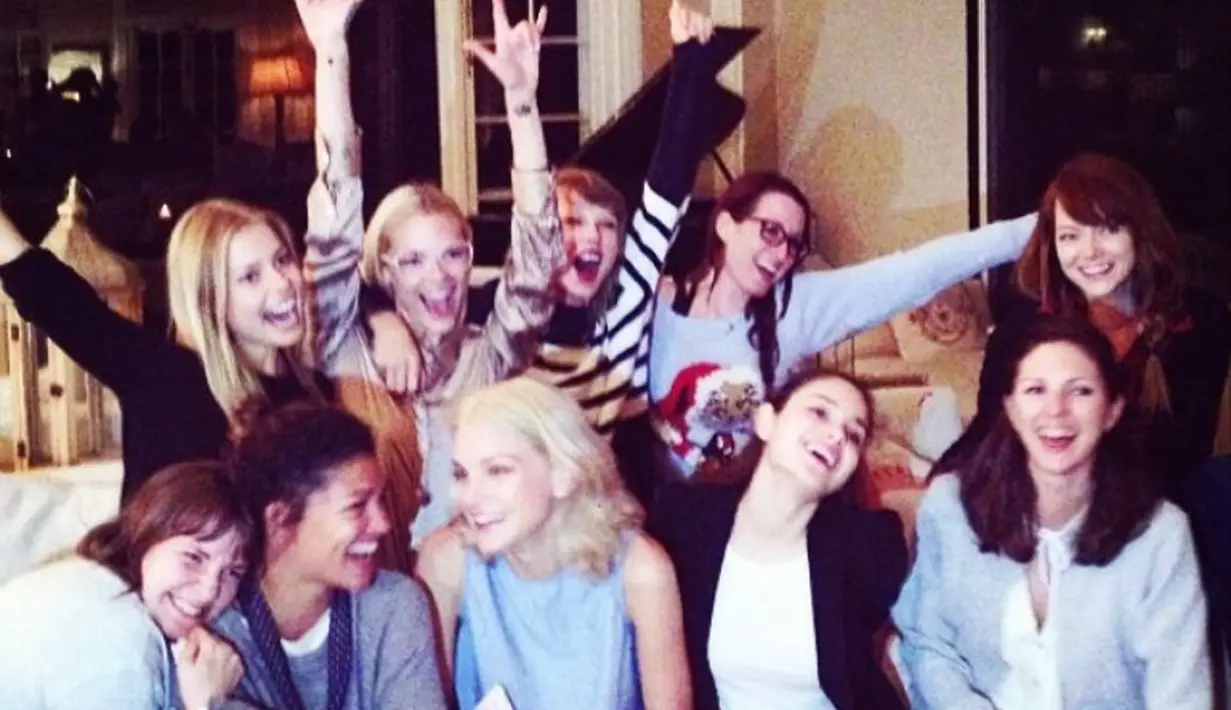 Waaah geng Taylor Swift di tahun 2014. Seru banget nih! (instagram/amandajgriffith)