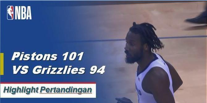 Cuplikan Hasil Pertandingan NBA : Pistons 101 VS Grizzlies 94