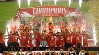 Perseden Denpasar menyabet juara Liga Nusantara usai mengalahkan PSN Ngada dengan skor 2-0 pada babak final di Stadion Manahan, Solo, Minggu (11/12/2016). (Bola.com/Romi Syahputra)