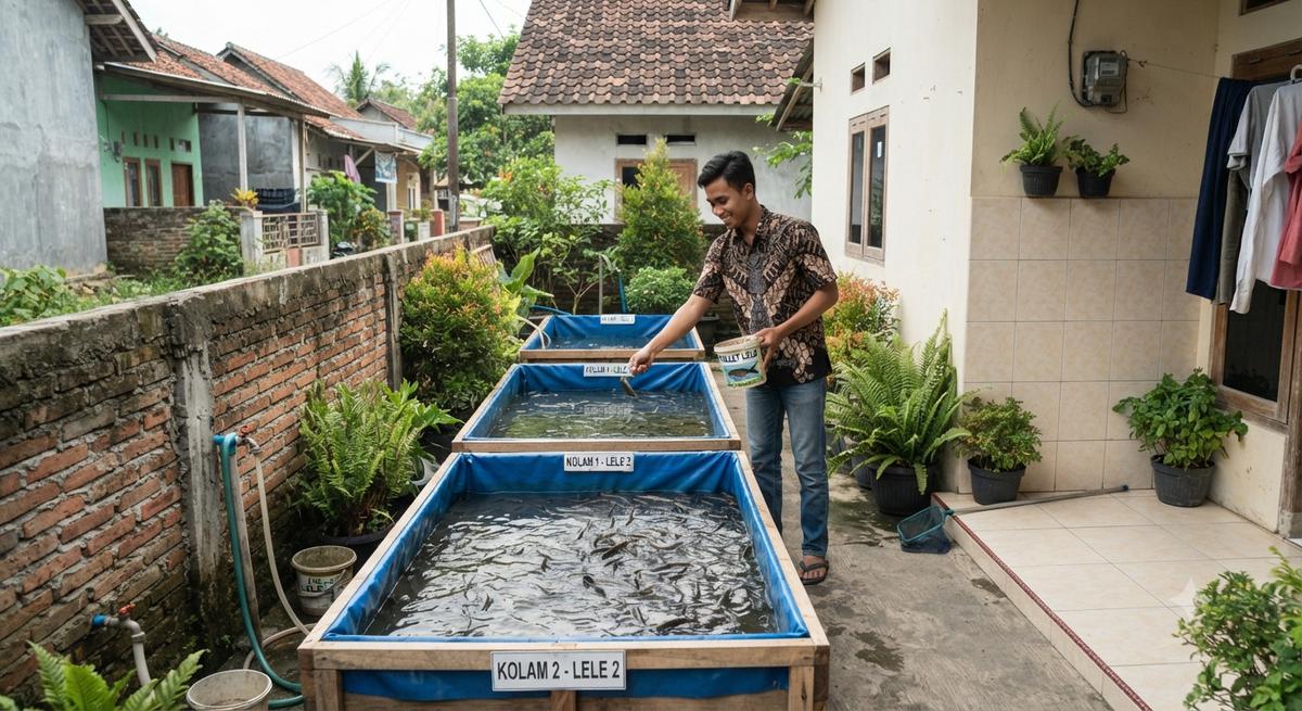 Kenapa Kolam Lele Mini Cocok untuk Rumah Type 45