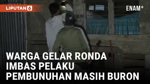 VIDEO: Pelaku Pembunuhan Remaja Penjual Gorengan Masih Buron, Warga Gelar Ronda