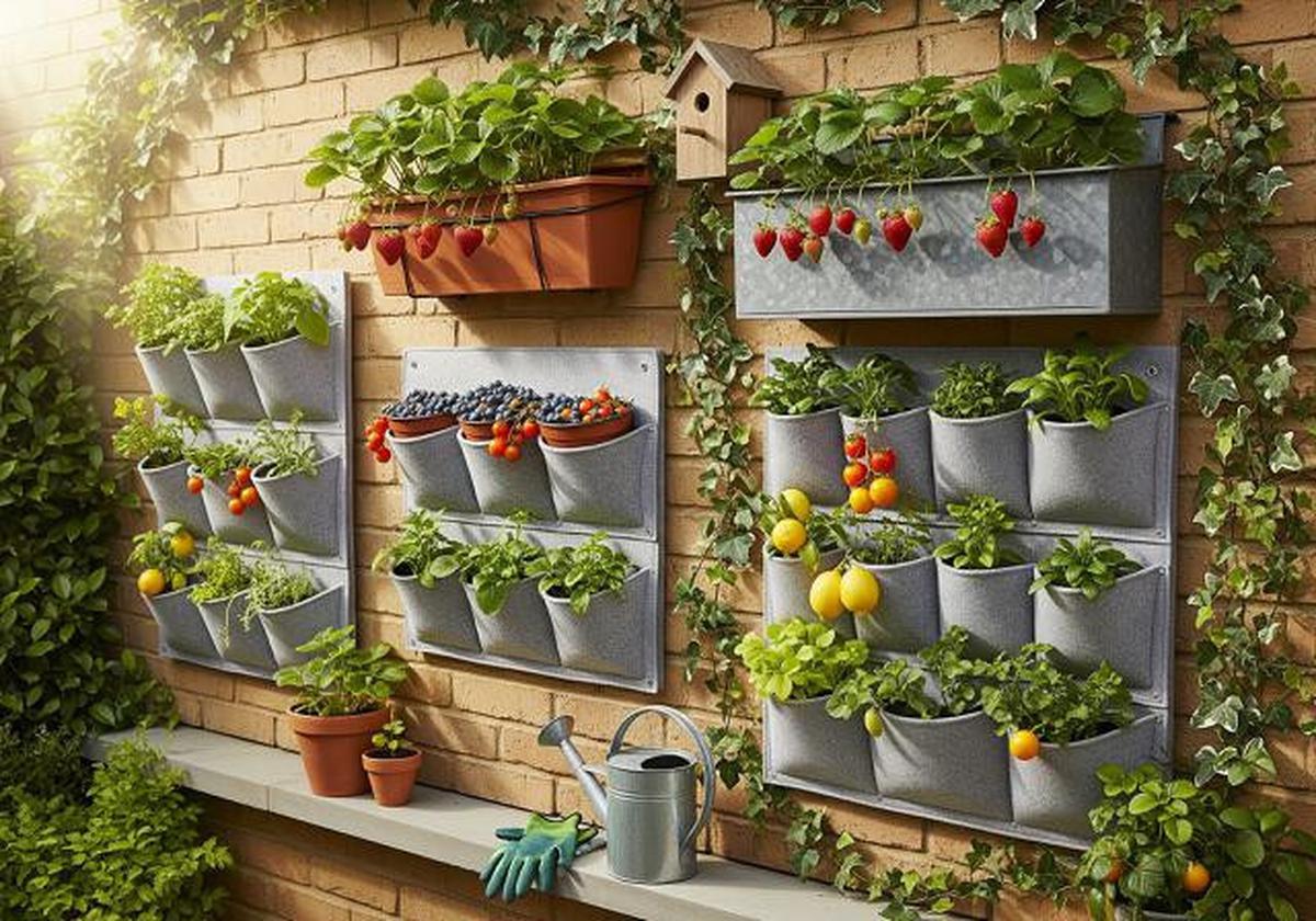 7 Ide Kebun Buah Vertikal di Rumah, Solusi Lahan Sempit tapi Produktif