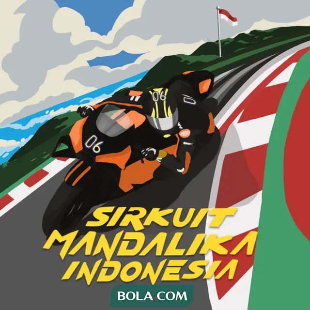 MotoGP - Ilustrasi Sirkuit Mandalika