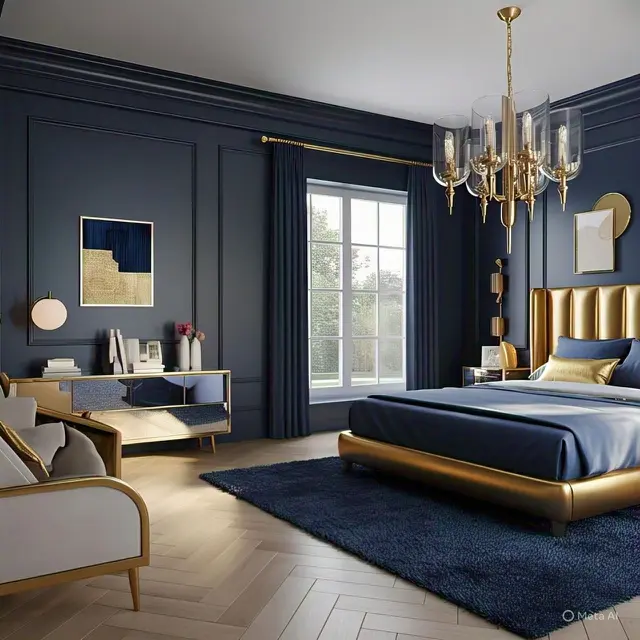 Inspirasi Cat Kamar Warna Gelap
