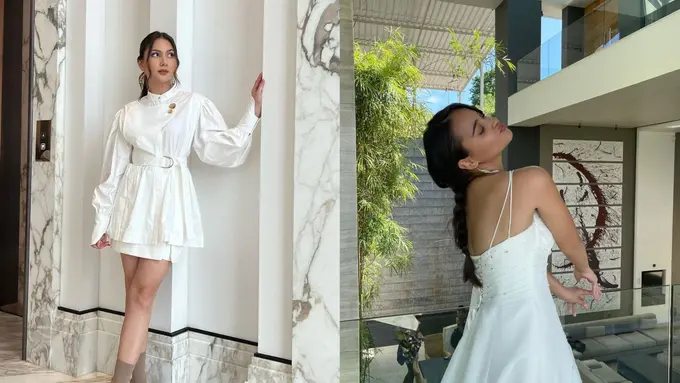 Mix and Match Outfit Serba Putih ala Selebriti