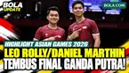 Leo Rolly Carnando/Daniel Marthin tampil dominan di semifinal bulu tangkis ganda putra Asian Games 2026. Leo/Daniel menang dua gim langsung 21-11, 21-14 atas Kim Won-ho/Seo Seung-jae dan memastikan tiket ke final. Saksikan aksi dan poin-poin terbaikn...