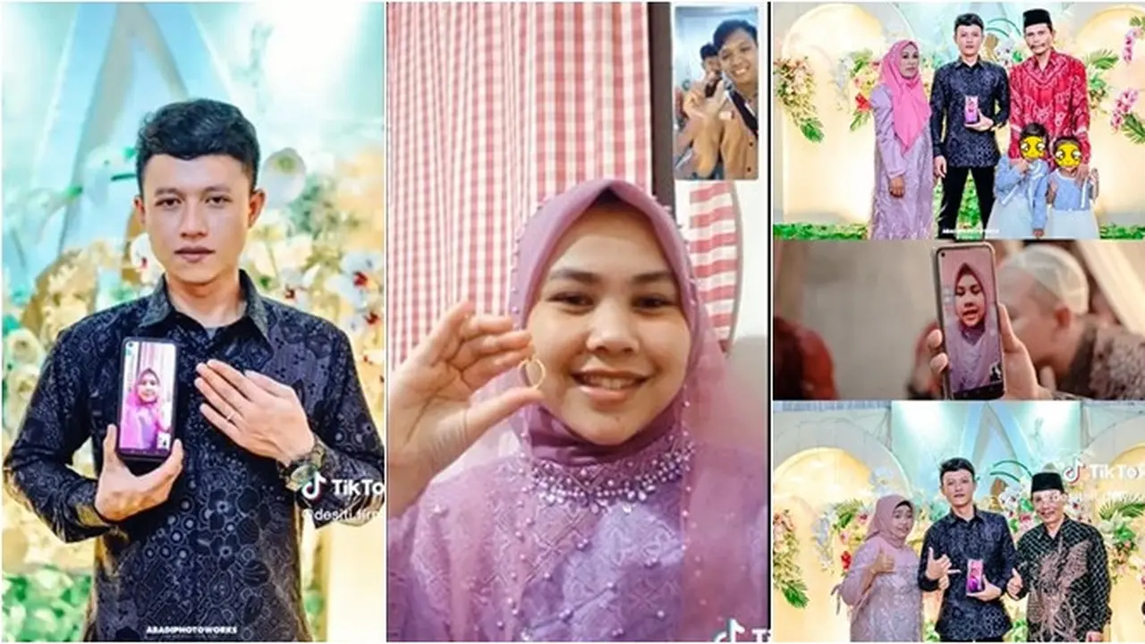Viral Pasangan Kekasih Gelar Tunangan Online Indonesia-Taiwan, Kisahnya Menyentuh