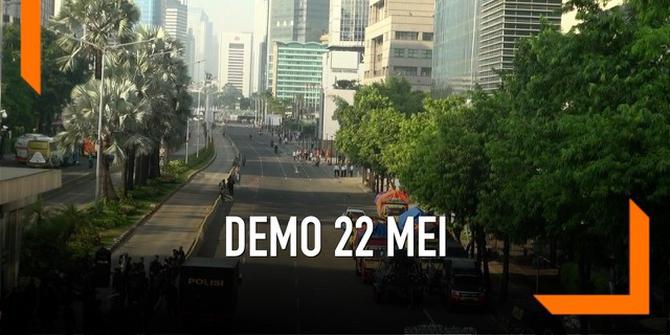 VIDEO: Demo 22 Mei, Perkantoran Kawasan Thamrin Diliburkan