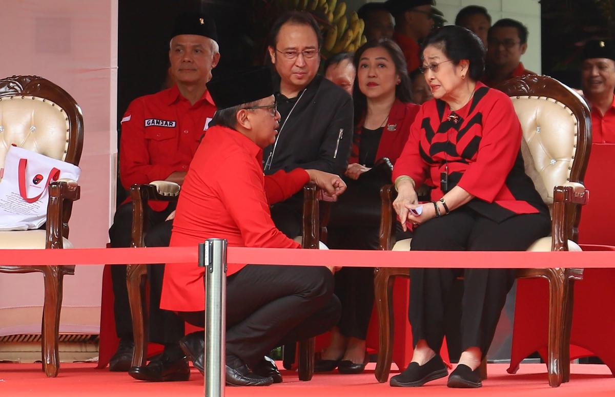 Megawati Pidato di HUT ke-52 PDIP