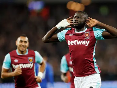 Chelsea tersingkir dari Piala Liga Inggris 2016-2017 usai takluk 1-2 dari West Ham United dalam laga 16 besar, Rabu (26/10/2016) waktu setempat. (Action Images via Reuters/John Sibley)