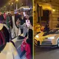 Ronaldo tinggalkan Restoran dengan Bugatti Centodieci. (source: talksport.com)