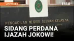 Persiapan Sidang Perdana Gugatan Ijazah Jokowi